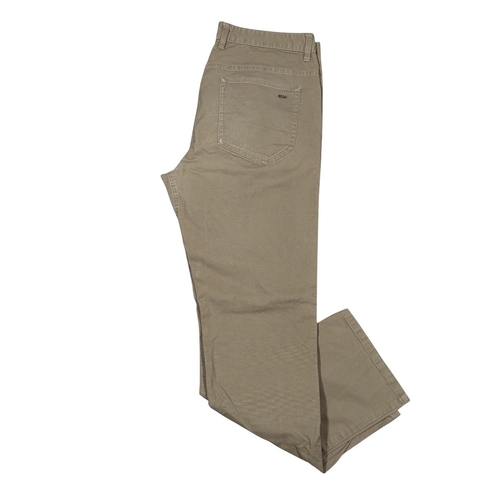 Stio Rivet Canvas Pants Men's 34x31 Stretch 5 Pocket Hiking Outdoor Utility